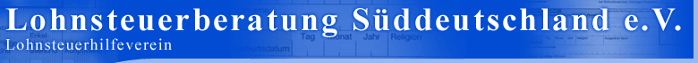 Lohnsteuerberatung S�ddeutschland e.V. Lohnsteuerhilfeverein